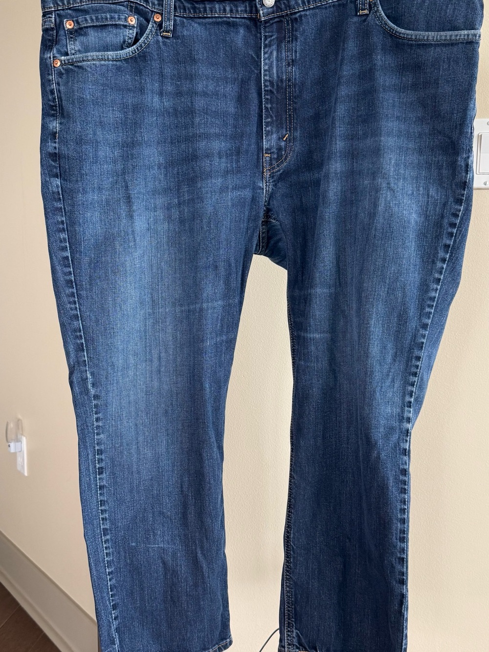 Levi's Men's Dark Blue Straight Jeans
